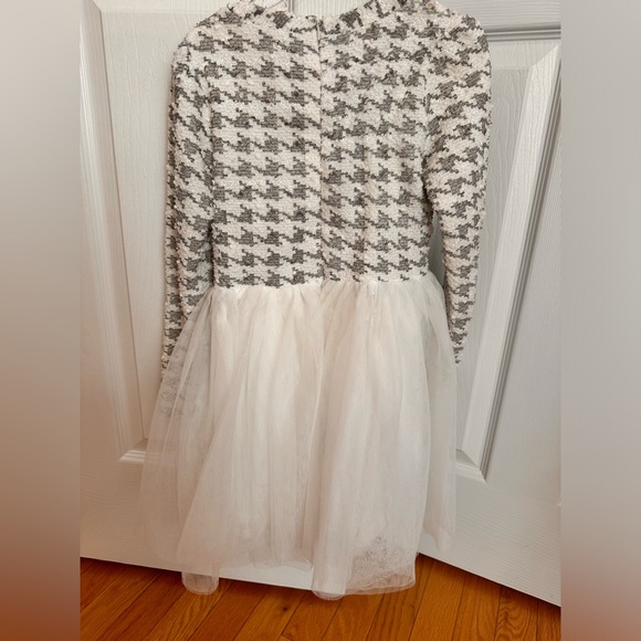 Mia Belle Girls houndstooth dress NWT SIZE 5 - Picture 2 of 5